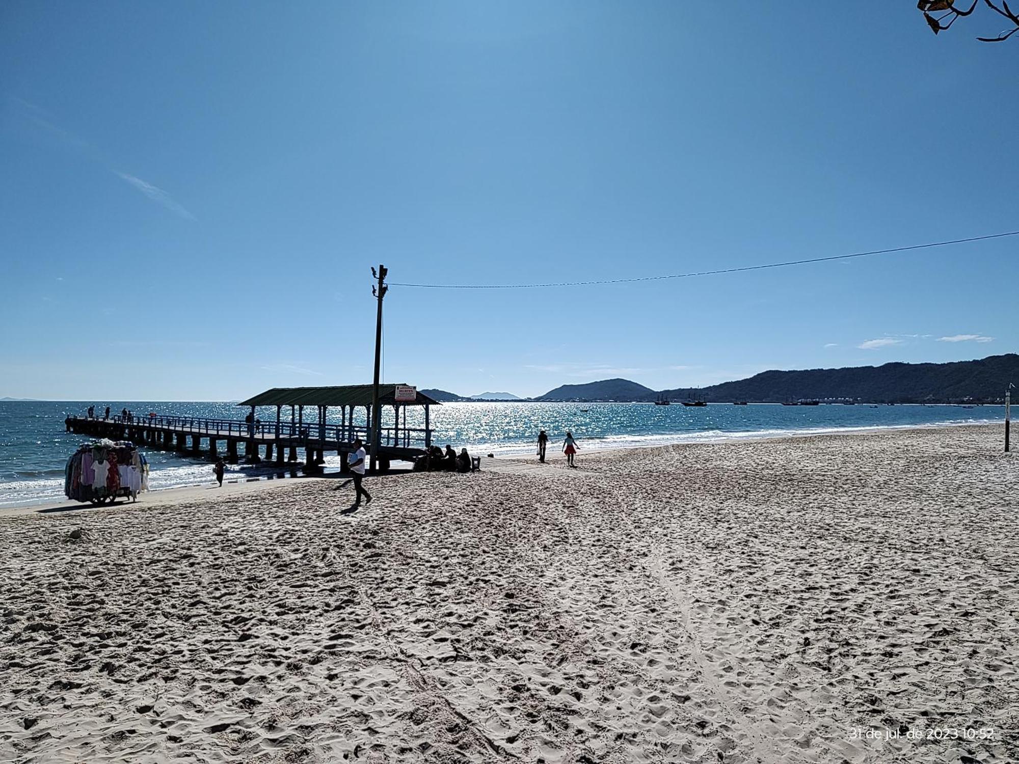 Apto 20 Metros Do Mar. Florianópolis Esterno foto